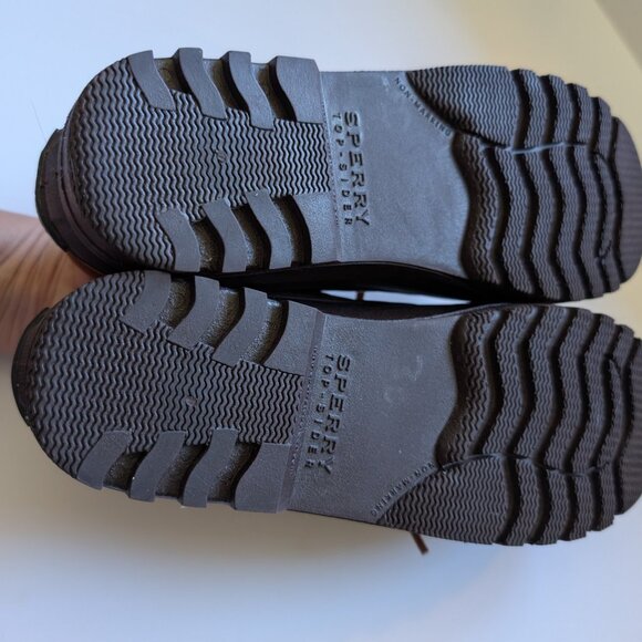 NEW Sperry Top Sider Brown Heron Duck Boots Women’s Size 7 - Picture 15 of 16